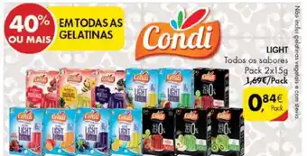 Pingo Doce Condi Light 2x15g promoção