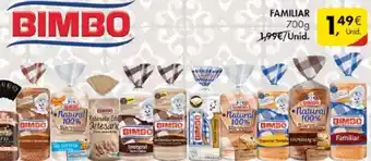 Pingo Doce Familiar Bimbo 700g promoção