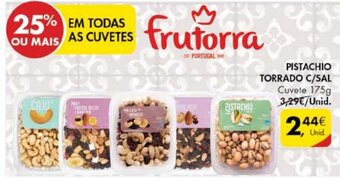 Pingo Doce Pistachio Torrado C/Sal 175g promoção