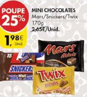 Pingo Doce Mini Chocolates 170g promoção