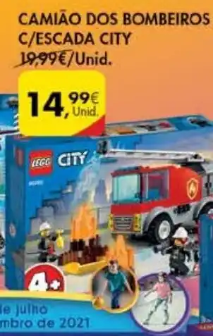 Camião dos Bombeiros C/Escada City