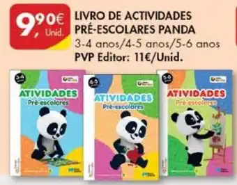 Pingo Doce Livro de Actividades Pré-Escolares Panda promoção