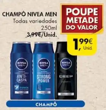 Pingo Doce Champô Nivea Men 250ml promoção
