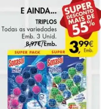 Pingo Doce Sonasol Triplos promoção