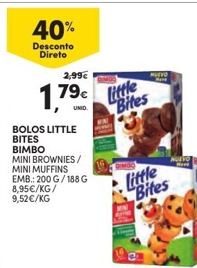Bolos Little Bites Bimbo
