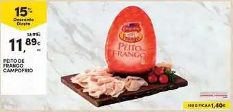 Continente Peito Franco Camporfrio promoção
