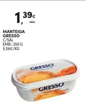 Continente Manteiga Gresso 250g promoção