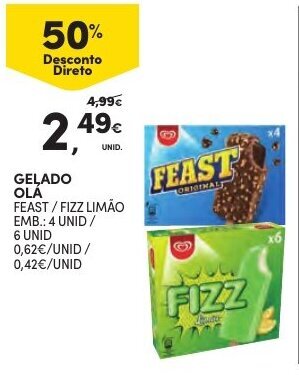 Continente Gelado Olá promoção