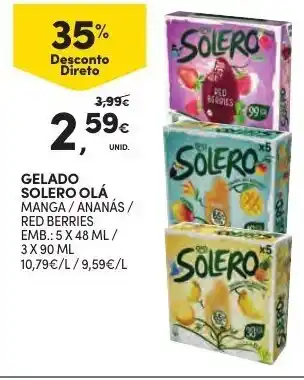 Continente Gelado Solero Olá promoção