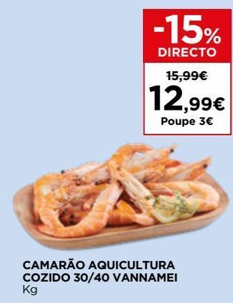 El Corte Inglés Camarão promoção