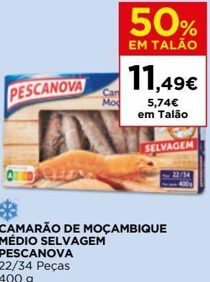 El Corte Inglés Camarão moçambique pescanova promoção