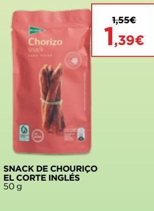 El Corte Inglés Snacks el corte inglés promoção