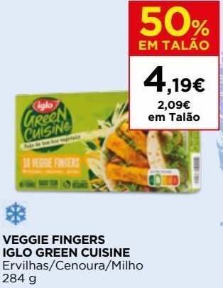 El Corte Inglés Comida vegetariana iglo promoção