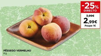 El Corte Inglés Pêssego promoção