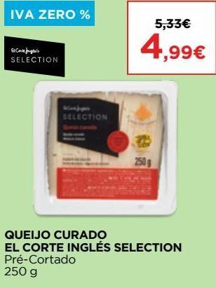 El Corte Inglés Queijos el corte inglés promoção