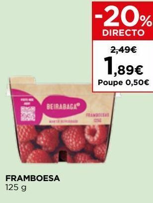 El Corte Inglés Framboesa promoção