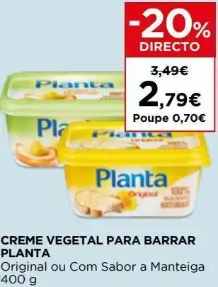 Margarina vegetal planta