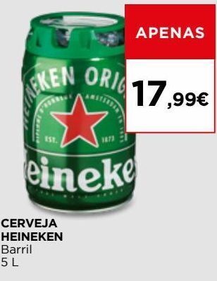 El Corte Inglés Cerveja heineken promoção