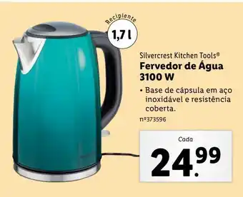 Lidl Chaleira elétrica silvercrest promoção