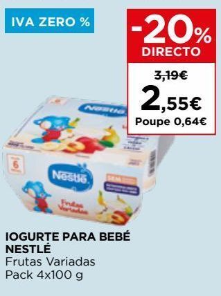 El Corte Inglés Iogurte nestlé promoção
