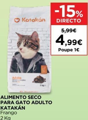 El Corte Inglés Ração para gatos promoção