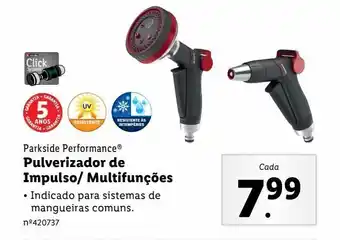 Lidl Pulverizador parkside promoção