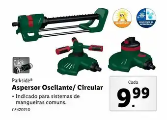 Lidl Aspersor de metal parkside promoção