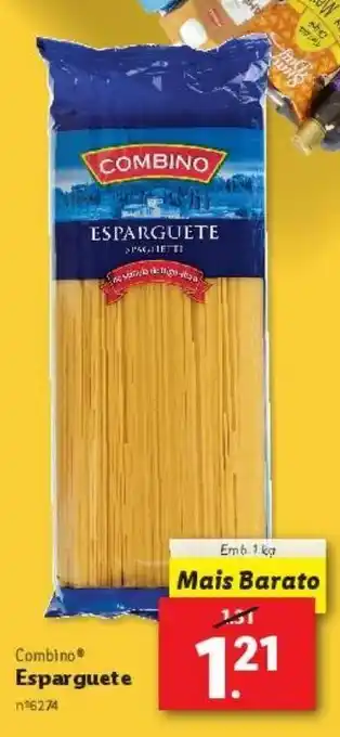 Lidl Esparguete combino promoção