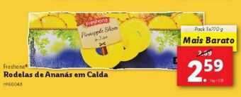 Lidl Abacaxi promoção