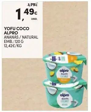 Continente Yofu Coco Alpro 120g promoção
