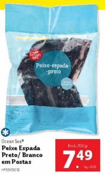 Lidl Peixe ocean sea promoção