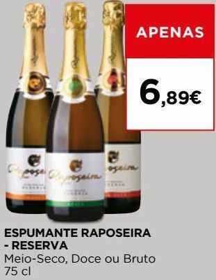 El Corte Inglés Espumante raposeira promoção
