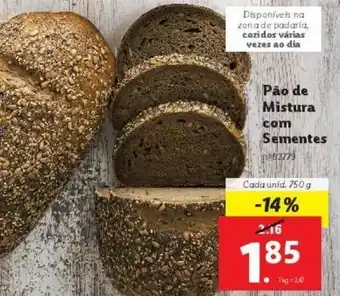Lidl Pão integral promoção