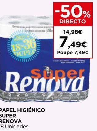 El Corte Inglés Papel higiênico renova promoção