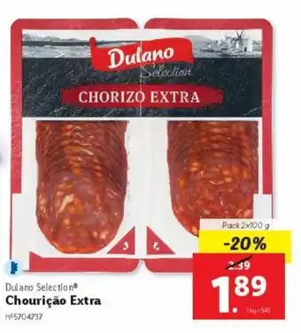 Lidl Chouriço dulano promoção