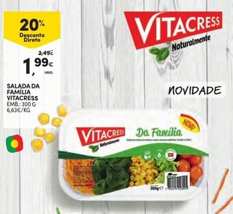 Continente Salada da Familia Vitacress 300g promoção