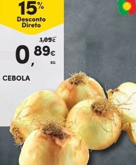 Continente Cebola promoção