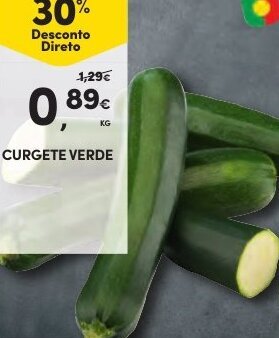 Continente Curgete Verde promoção