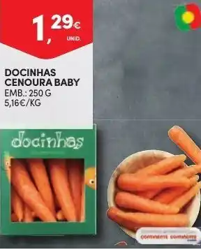 Docinhas Cenoura Baby 250g