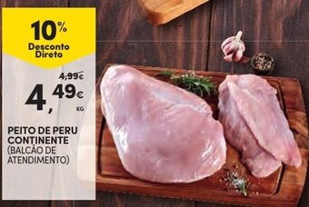 Continente Peito de Peru Continente promoção