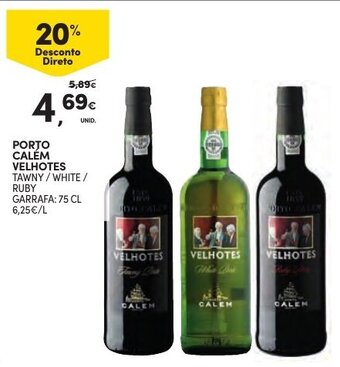 Continente Porto Calem Velhotes 75cl promoção