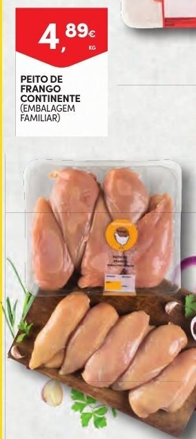 Continente Peito de Frango Continente promoção
