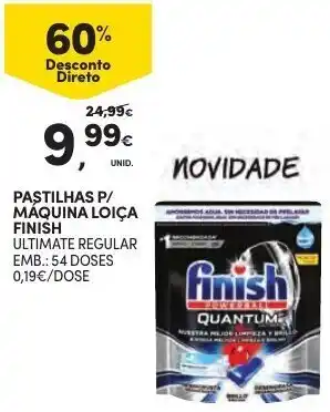 Continente Pastilhas P/Máquina Loiça Finish 54 Doses promoção