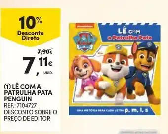 Continente Lê com a Patrulha Pata Penguin promoção