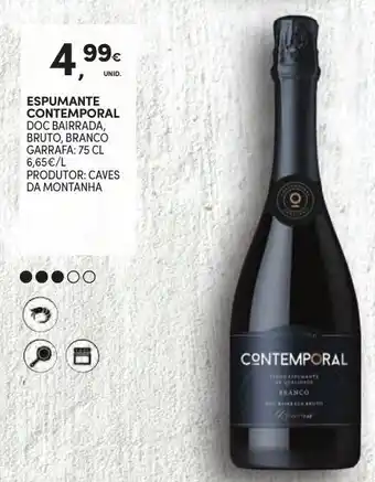 Continente Espumante Contemporal DOC Bairrada, Bruto, Branco 75cl promoção