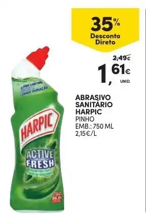 Continente Abrasivo Sanitário Harpic 750ml promoção