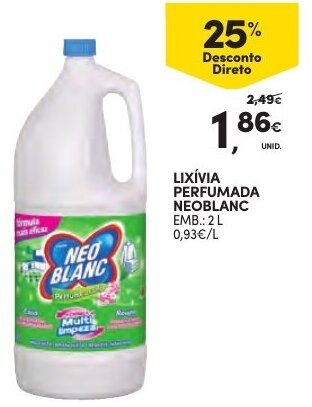 Lixívia Perfumada Neoblanc 2L
