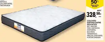 Continente Colchão Espuma Dafne Molaflex 140x190cm promoção