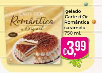 Gelado Carte d'Or Romântica Caramelo 750ml
