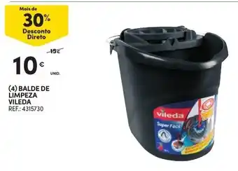 Continente Balde Limpeza Vileda promoção